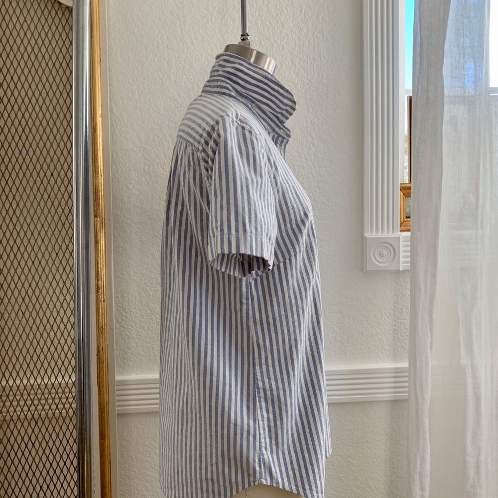 J. Crew Stripped Collared Pullover Small - image 4